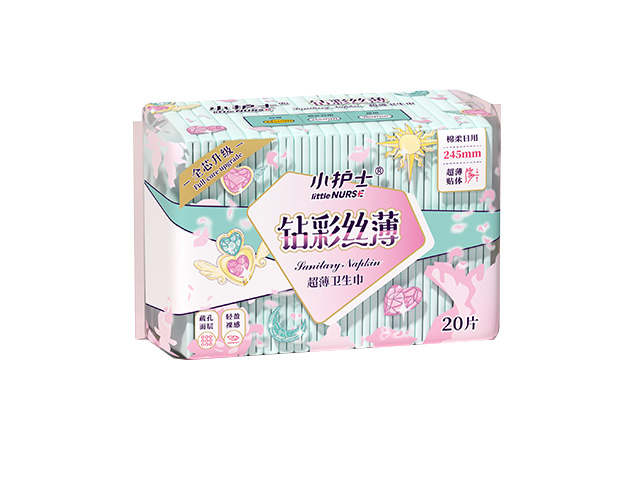 Diamond color silk thin 245mm20 dry daily sanitary napkins
