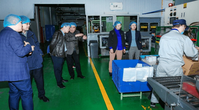 Relevant leaders of the National Equities Exchange Corporation and Tianjin Securities Regulatory Bureau visited Little Nurse (Tianjin) Technology Co., Ltd. for investigation